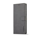 For Xiaomi Redmi 10C LC.IMEEKE Calf Texture Leather Phone Case(Grey)