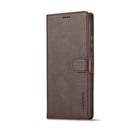 For Xiaomi Redmi 10C LC.IMEEKE Calf Texture Leather Phone Case(Coffee)
