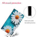 For Samsung Galaxy A13 4G Colored Drawing Pattern Flip Leather Case(Daisy)