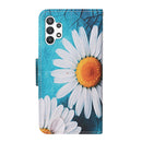 For Samsung Galaxy A13 4G Colored Drawing Pattern Flip Leather Case(Chrysanthemum)