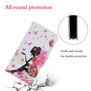 For Samsung Galaxy A13 4G Colored Drawing Pattern Flip Leather Case(Dancing Girl)