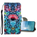 For Samsung Galaxy A13 4G Colored Drawing Pattern Flip Leather Case(Mandala)