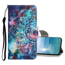 For Samsung Galaxy A13 4G Colored Drawing Pattern Flip Leather Case(Star Mandala)