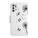 For Samsung Galaxy A13 4G Colored Drawing Pattern Flip Leather Case(Dandelion)