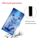 For Samsung Galaxy A13 4G Colored Drawing Pattern Flip Leather Case(Little Leopard)