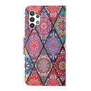 For Samsung Galaxy A13 4G Colored Drawing Pattern Flip Leather Case(Diamond Totem)