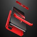 For OPPO Reno7 Z 5G / A96 5G / Reno7 Lite / F21 Pro 5G / OnePlus Nord N20 5G GKK Three Stage Splicing Full Coverage PC Phone Case(Red)