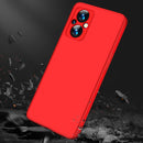 For OPPO Reno7 Z 5G / A96 5G / Reno7 Lite / F21 Pro 5G / OnePlus Nord N20 5G GKK Three Stage Splicing Full Coverage PC Phone Case(Red)
