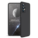 For Samsung Galaxy A13 4G GKK Three Stage Splicing Full Coverage PC Phone Case(Black)