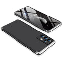 For Samsung Galaxy A13 4G GKK Three Stage Splicing Full Coverage PC Phone Case(Black Silver)