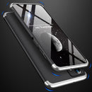 For Samsung Galaxy A13 4G GKK Three Stage Splicing Full Coverage PC Phone Case(Black Silver)