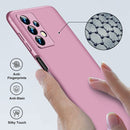 For Samsung Galaxy A13 4G GKK Three Stage Splicing Full Coverage PC Phone Case(Rose Gold)