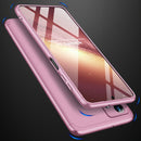 For Samsung Galaxy A13 4G GKK Three Stage Splicing Full Coverage PC Phone Case(Rose Gold)