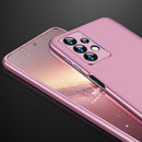 For Samsung Galaxy A13 4G GKK Three Stage Splicing Full Coverage PC Phone Case(Rose Gold)