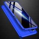 For Samsung Galaxy A13 4G GKK Three Stage Splicing Full Coverage PC Phone Case(Blue)