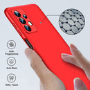 For Samsung Galaxy A13 4G GKK Three Stage Splicing Full Coverage PC Phone Case(Red)