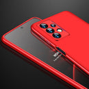 For Samsung Galaxy A13 4G GKK Three Stage Splicing Full Coverage PC Phone Case(Red)