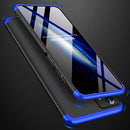 For Samsung Galaxy A13 4G GKK Three Stage Splicing Full Coverage PC Phone Case(Black Blue)