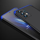 For Samsung Galaxy A13 4G GKK Three Stage Splicing Full Coverage PC Phone Case(Black Blue)