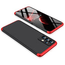 For Samsung Galaxy A23 GKK Three Stage Splicing Full Coverage PC Phone Case(Black Red)