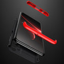For Samsung Galaxy A23 GKK Three Stage Splicing Full Coverage PC Phone Case(Black Red)