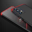 For Samsung Galaxy A23 GKK Three Stage Splicing Full Coverage PC Phone Case(Black Red)