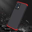 For Samsung Galaxy A23 GKK Three Stage Splicing Full Coverage PC Phone Case(Black Red)