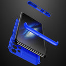For Samsung Galaxy A23 GKK Three Stage Splicing Full Coverage PC Phone Case(Blue)