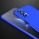 For Samsung Galaxy A23 GKK Three Stage Splicing Full Coverage PC Phone Case(Blue)