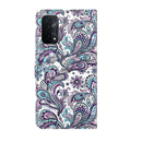 For OPPO A54 5G / A74 5G 3D Painting Pattern Flip Leather Phone Case(Swirl Pattern)