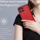 For Honor X8 Shockproof Splicing PU + Cloth Phone Case(Blue)