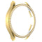 For Samsung Galaxy Watch4 40mm Single Row Diamond Hollowed PC Watch Case(Gold)