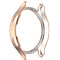 For Samsung Galaxy Watch4 40mm Single Row Diamond Hollowed PC Watch Case(Rose Gold)