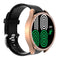 For Samsung Galaxy Watch4 40mm Single Row Diamond Hollowed PC Watch Case(Rose Gold)