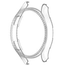 For Samsung Galaxy Watch4 40mm Single Row Diamond Hollowed PC Watch Case(Transparent)