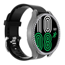 For Samsung Galaxy Watch4 40mm Single Row Diamond Hollowed PC Watch Case(Transparent)