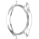 For Samsung Galaxy Watch4 40mm Single Row Diamond Hollowed PC Watch Case(Silver)