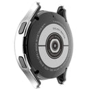 For Samsung Galaxy Watch4 40mm Single Row Diamond Hollowed PC Watch Case(Silver)