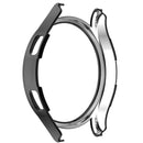 For Samsung Galaxy Watch4 44mm Single Row Diamond Hollowed PC Watch Case(Black)