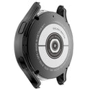 For Samsung Galaxy Watch4 44mm Single Row Diamond Hollowed PC Watch Case(Black)