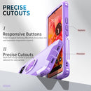 For Google Pixel 6 3 in 1 Ring Holder PC + TPU Phone Case(Purple)