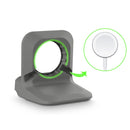 Silicone Charging Holder for Apple Watch(Grey)