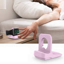 Silicone Charging Holder for Apple Watch(Purple)