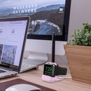 Silicone Charging Holder for Apple Watch(Purple)