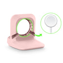 Silicone Charging Holder for Apple Watch(Pink)