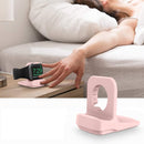 Silicone Charging Holder for Apple Watch(Pink)