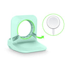 Silicone Charging Holder for Apple Watch(Mint Green)
