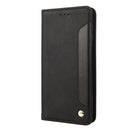For Samsung Galaxy M23 5G Skin Feel Splicing Leather Phone Case(Black)