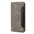 For Samsung Galaxy M23 5G Skin Feel Splicing Leather Phone Case(Grey)