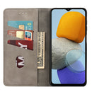 For Samsung Galaxy M23 5G Skin Feel Splicing Leather Phone Case(Grey)